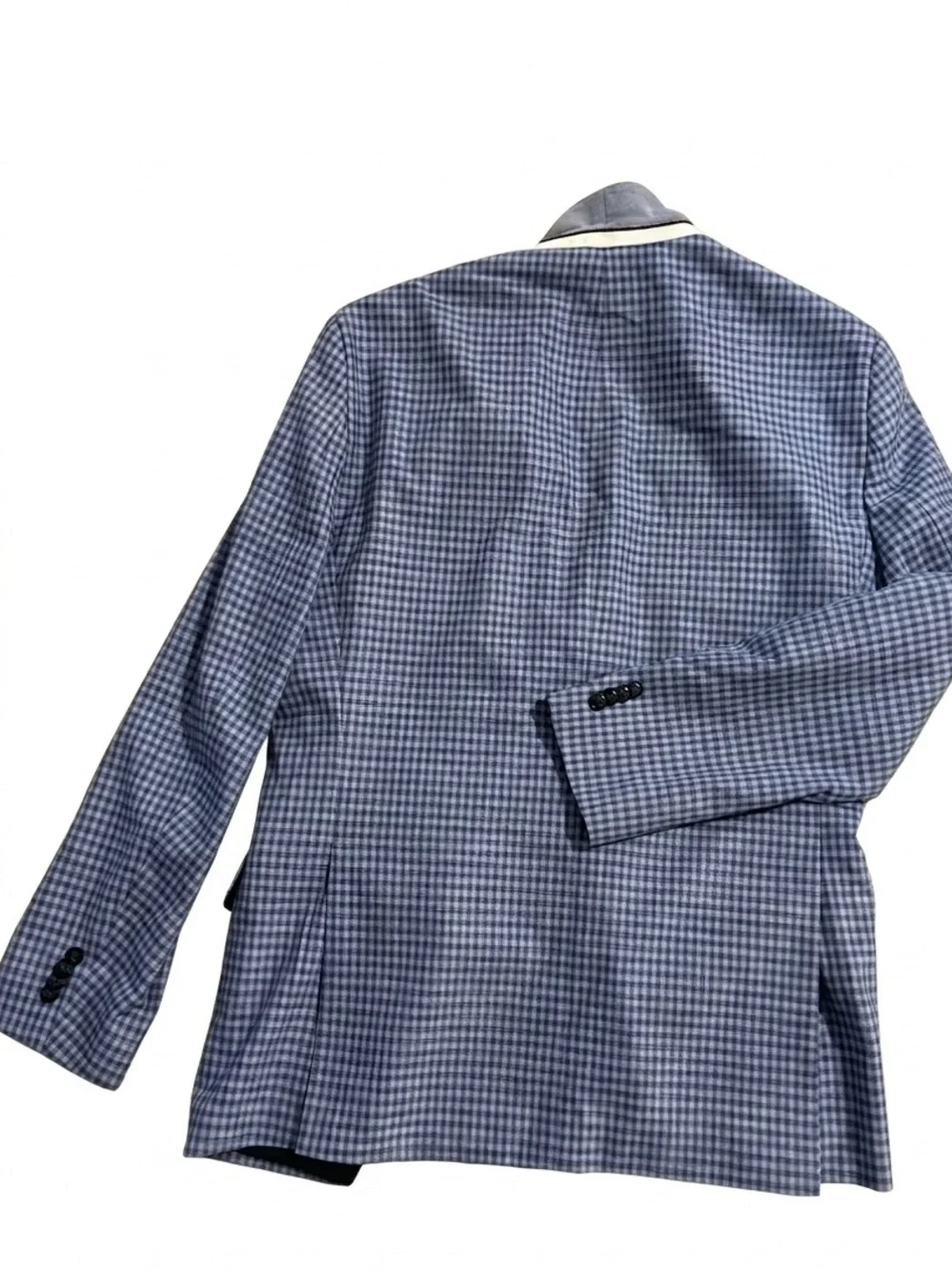 Tommy Hilfiger Men’s Blue Checked Blazer A1